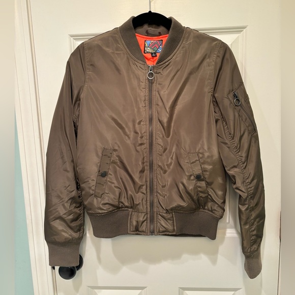 Beaded Motorcycle Bomber Jacket - Picture 2 of 7